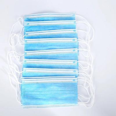 China wholesale disposable facemask 3 ply non-woven facemask health Earloop in stock fast delivery for sale