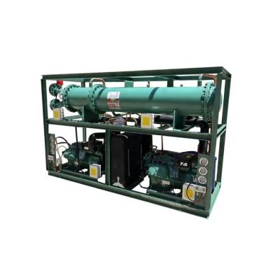 中国 6GE-34Y 30HP compressor low temperature condensing unit 30hp cascade condensing unit water cooler condensing unit 販売のため