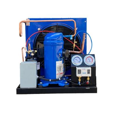 China MLZ021 Made in China hermetic compressor refrigeration unit R404A gas small condensing unit for sale