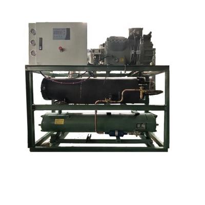 China 4VG-30.2 industrial chiller compressor 30HP Shell and tube evaporator water cooling chiller water coolers chillers for sale