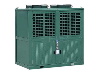 China Color verde de condensación de las unidades de la refrigeración comercial de la baja temperatura de R404a 10 caballos de fuerza en venta