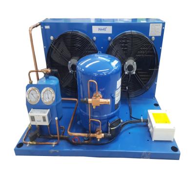 China 5HP R404A Outdoor Refrigeration Maneurop Air Cooled  refrigerating unit cold storage refrigeration Condensing Unit for sale
