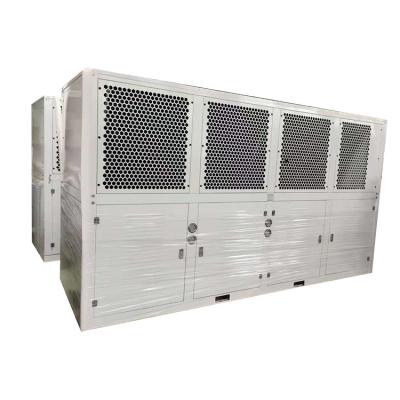 China LSQ-40AHE 40HP Air Cooling Industrial Chiller Unit With Dual System outside condenser unit hermetic condensing unit for sale