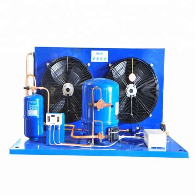China Cor azul de condensação da unidade da sala fria do congelador de NTZ108 5hp à venda