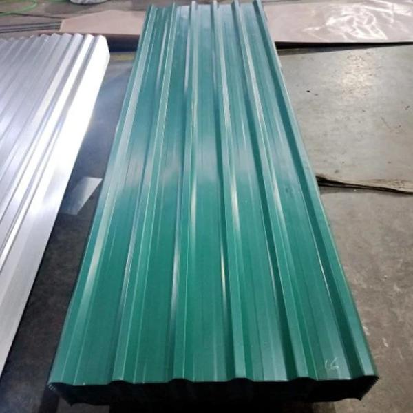 Quality 0.5mm 24 Gauge PPGI Sheet Blue Corrugated Metal Roofing Sheets SGH340 SGH400 for sale