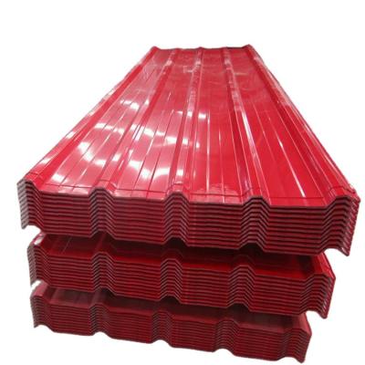 China 0.5mm Red Coated PPGI Sheet 16 Gauge Galvanized Steel Roofing Sheets for sale