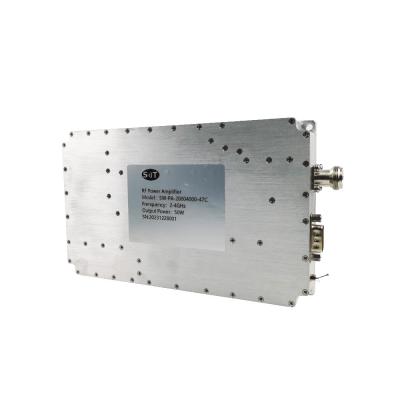 China 2000-4000MHz Linear Amplifier 47dBm S Band Power Amplifier For Radar system for sale