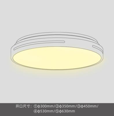 China 1800lm Ultra Slim Smart LED Panel Light RF CE EU Adjustable Remote Wireless Control for sale
