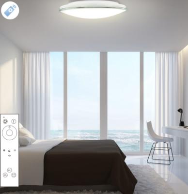 China RF Smart Ultra Slim Dimmable Square Ceiling Light 32W for sale