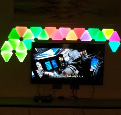China Gaming Room Lights Triangle LED Lights DIY App Control Intelligent Quantum for sale
