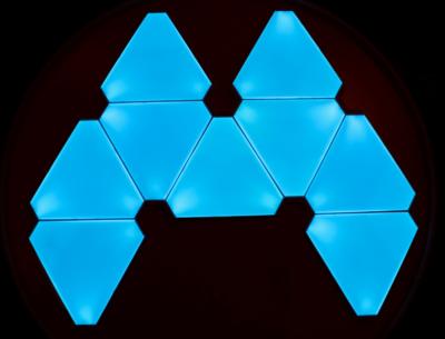 China Triangle Smart Led Night Light Intelligent RGB Led Panel Light For Wall for sale
