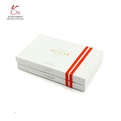 China Recyclable 145mm Width 45mm Height Cosmetic Packaging Paper Box With Neck for sale