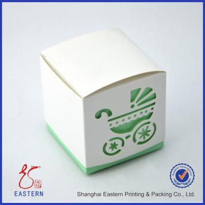 China Beautiful Single 150mm Height Macaron Paper Box Glossy Lamination for sale