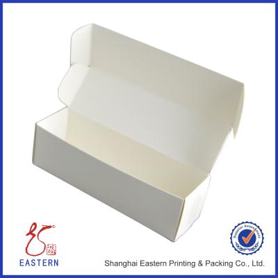 China 80mm Width Macaron Paper Box , foldable flap Box Packaging With Embossing Logo for sale