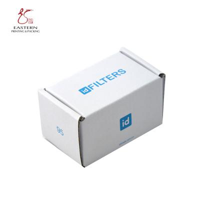 China SGS 85mm Height Tuck Top Mailer Boxes , Easy Fold Mailers For Face Mask for sale