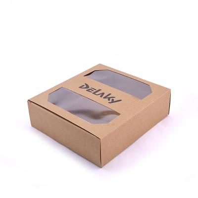 China 20cm Width Printed Cardboard Boxes , Personalised Cardboard Gift Box With PVC Window for sale