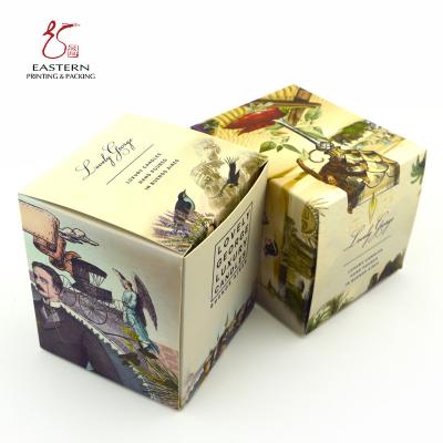 China Caixas luxuosas orientais da vela, impressão de Pantone da caixa de papel da vela à venda