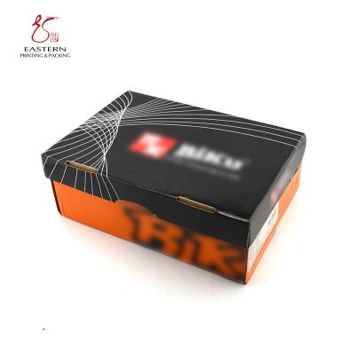 China E Flute Corrugated Custom Shoe Box Packaging 300gsm CCNB for sale