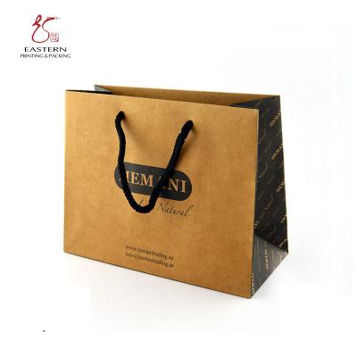 China 210gsm Kraft Paper Printed Paper Gift Bags for sale