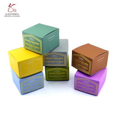 China Pantone Printing Custom Candle Box Packaging for sale