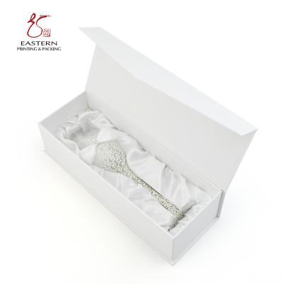 China SGS Approve 65mm Width Wine Glass Cardboard Gift Box For Wedding Party for sale