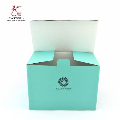 China 19cm Height 16cm Width Corrugated Cardboard Box , Custom Corrugated Boxes for sale
