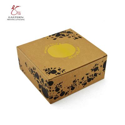 China E flute Corrugated Packaging Box , Custom Printed Corrugated Boxes With Gold Foil for sale