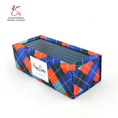 China Creative Fashionable CMYK 4C Printing Hard Cardboard Gift Boxes , Sock Gift Boxes for sale
