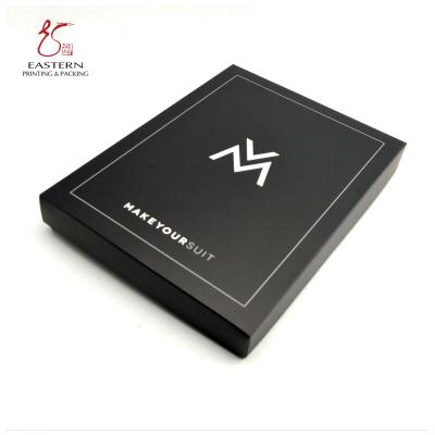 China Elegant Black Color 40cm Width 50cm Length T Shirt Packaging Boxes With Lids for sale