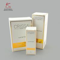 China CMYK lisos que imprimem GV Skincare feito sob encomenda que empacota, caixas decorativas do cartão para o corpo esfregam à venda