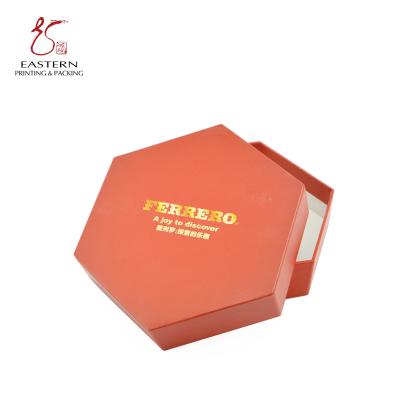 China Hexagon Hard Cardboard Gift Boxes for sale