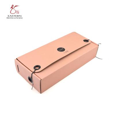 China Luxury Collapsible Corrugated Cardboard Paper Boxes UV Coating for sale