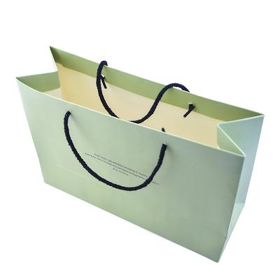 China CMYK Recycled Printed Paper Shopping Bag For Toothpaste for sale