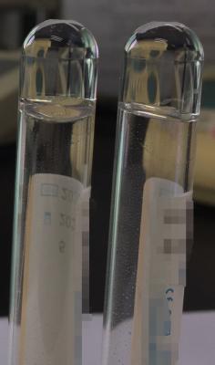 China Transparent Anticoagulant Additives Vacutainer Gel Separator Liquid for sale