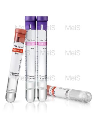 China Vidrio médico SST tubo de análisis de sangre tubo de gel PRP 5 ml en venta