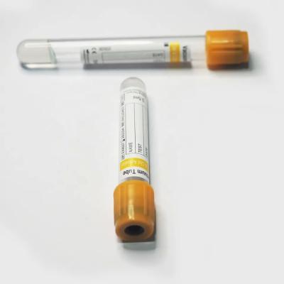 China Custom SST PRP Separation Tubes Glass Vacutainer 5ml for sale
