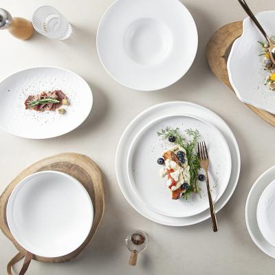 China Huishoudelijke keramische schalen en borden Porseleinen diner set tafelgerei Te koop