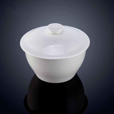 China Custom ceramic Soup Bowl With Cover from Chinese for home hotel use for sale