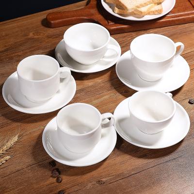 China Royal Ware Cappuccino Cup And Saucers Coffee Mug With Saucer For Cafe for sale