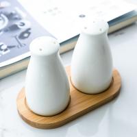 china Custom Ceramic Spice & Pepper Shaker Creative Porcelain Spice Bottles In Bulk