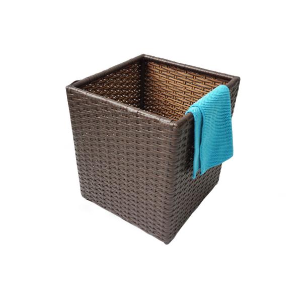 Quality Bamboo Rattan Laundry Basket Hotel Guest Room Supplies Rattan Hamper for sale