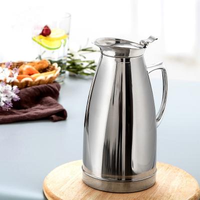 China 2Liter Hotel Water Kettle 1.5L 304SS Thermos Kettle Flask Silver for sale