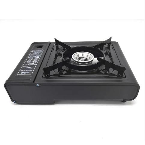 Quality Black Outdoor Portable Gas Cooker Single Burner Propane Camp Stove for sale