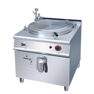China Stainless Steel Electric Jacketed Boiling Pan With 100 Liters Steam Kettle Boiler for sale