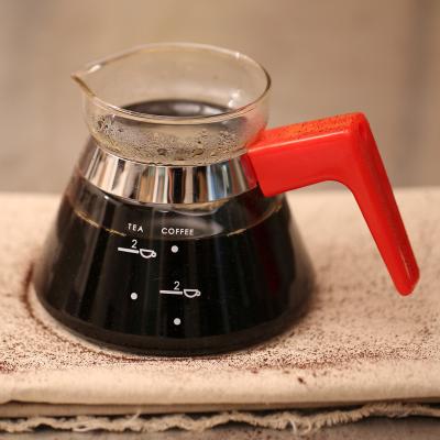China Mejor vendido 500ml diseño especial de vidrio Cafetera de agua para café y té en venta
