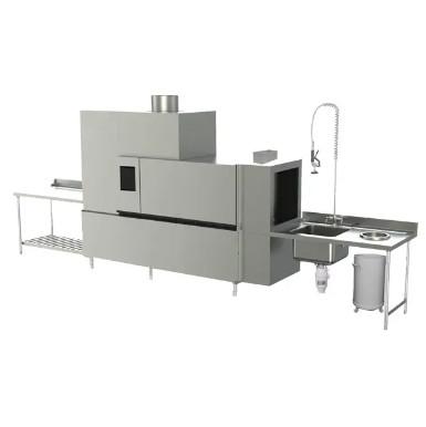 Китай Самостоятельное оборудование для мытья посуды Коммерческая высокотемпературная посудомоечная машина продается