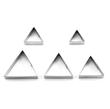 China Cortadores de galletas metálicos geométricos Set Cortador de galletas triangulares en venta
