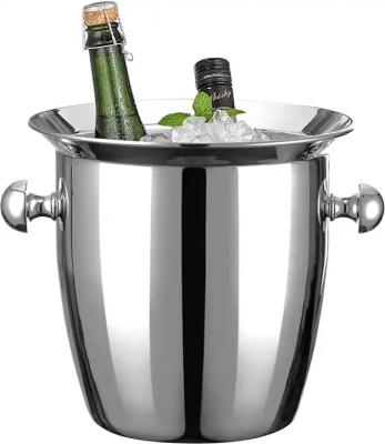 China Stainless Ice Bucket Coffee Bar Equipment Thickened Insulated Ice Bucket For Party for sale