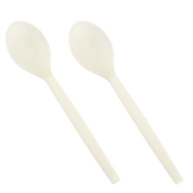 Quality Bio-Based Natural Renewable Resources Disposable Spoon Eco-Friendly Cutlery for sale