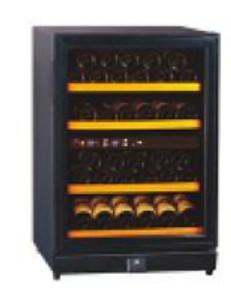 China Luxury Air Cooling Wine Display Cooler House Hold Red Wine Refrigerator 154L for sale